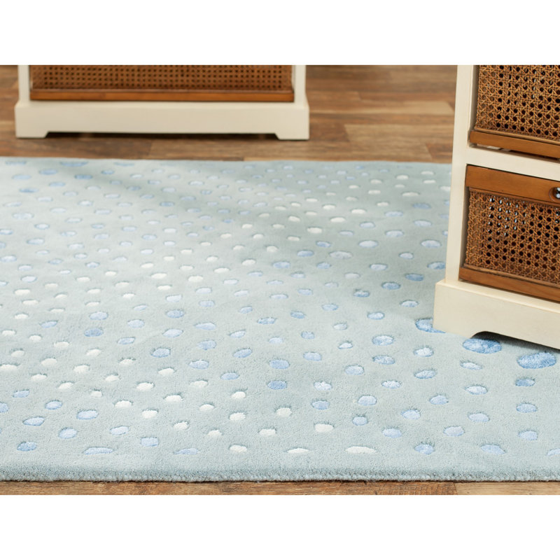 Candelo Hand Tufted Wool And Viscose Abstract Rug, Rectangle 9'6" x 13'6"
