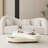 Masek Modern Extendable Coffee Table, Stylish Creative Rotating Coffee Table