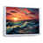 White Floater Framed