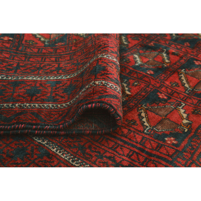 One-of-a-Kind 3'9" X 5'10" 1980s Wool Area Rug in