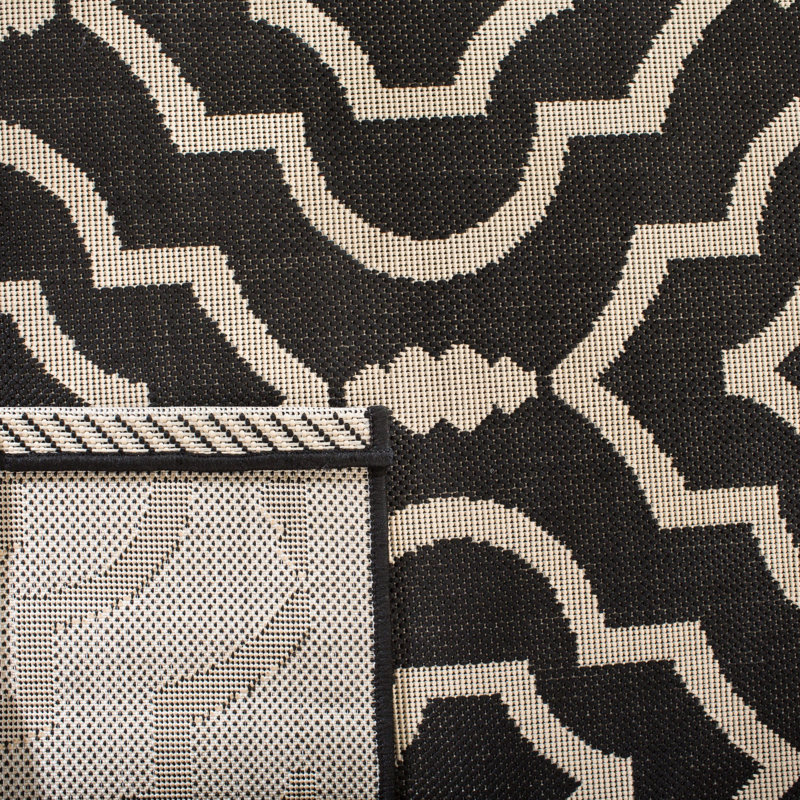 Herefordshire Performance Geometric Indoor/Outdoor Area Rug, Rectangle 4' x 5'7"