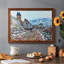 Road to Vetheuil in Winter - Reproduction de photo sur toile-1231755089-1231755093