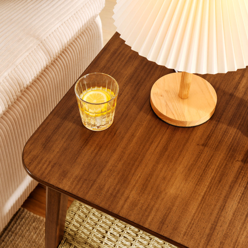 Larenz Rectangular Outdoor Side Table