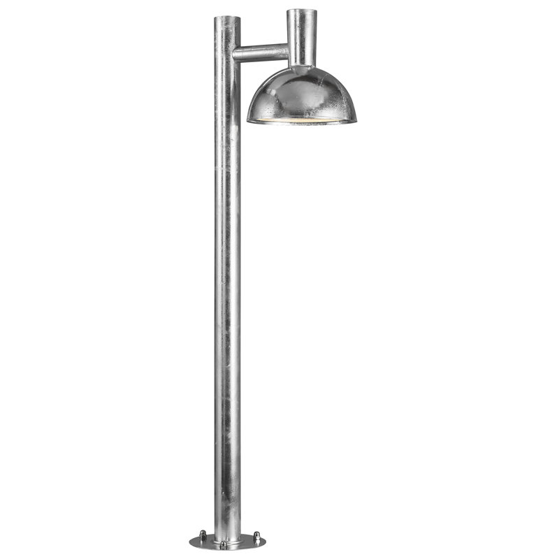 Arki Metal Bollard Light, Silver