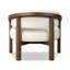 Fauteuil d'appoint en bois massif Maris