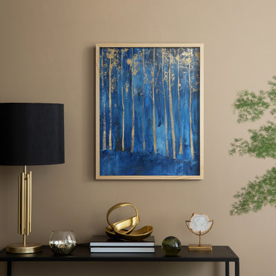 ABSTRACT Series XVII, reproduction encadrée - bois massif