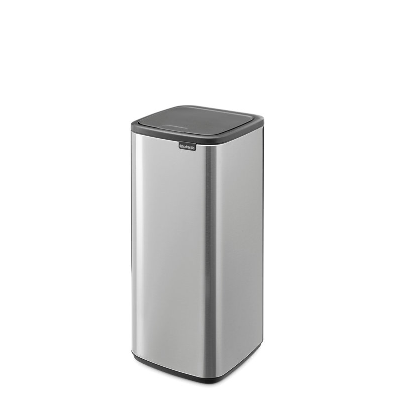 Poubelle Bo Touch, 8 gallons (30 litres), Résistant aux empreintes digitales en acier mat