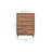 Simple Solid Wood Storage Porch Cabinet Solid Wood 5 -Drawer Accent Chest