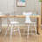 Bordie Solid Wood 24" Counter Height Full Back Design Modern Mid Century Stool-1270527871