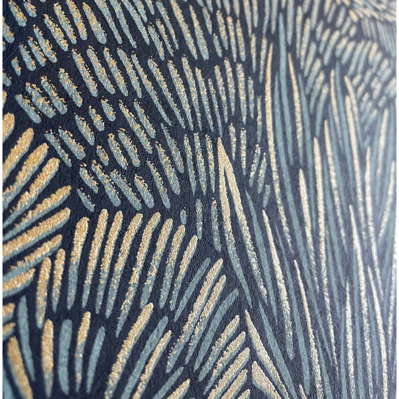 Papier peint Samba Botanica, Bleu