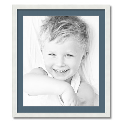 Wood Matte Picture Frame with Mat