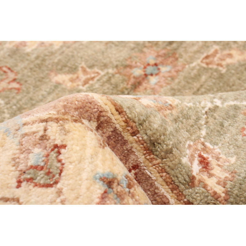 Tapis unique en laine noué à la main de style nouvel âge 4 pi 2 po x 6 pi Savanella