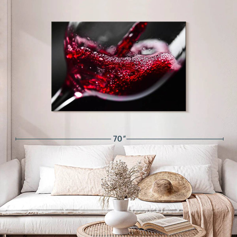 Vin rouge Yarlin, H 30 po x l 45 po