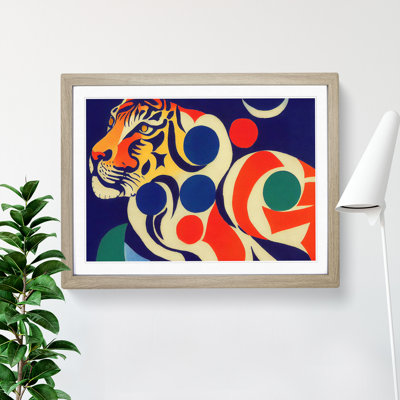 Abstract Tiger Vol.2 - Framed Print