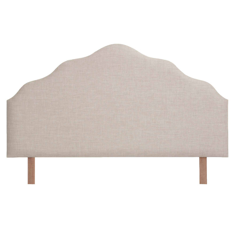 Aimantas Upholstered Headboard, Cream, Double (4'6)