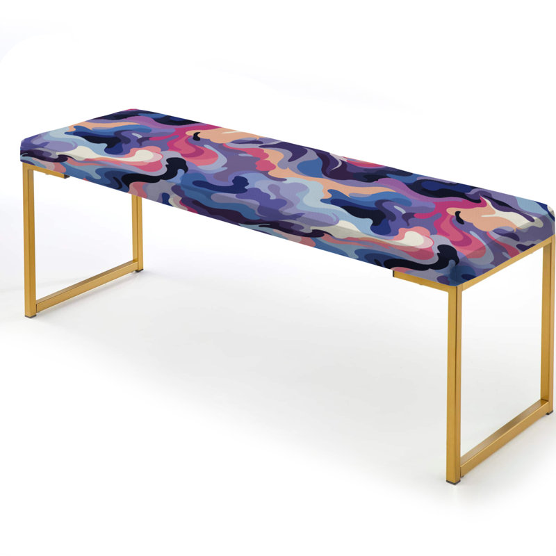 Iriee - Banc rembourré or camouflage