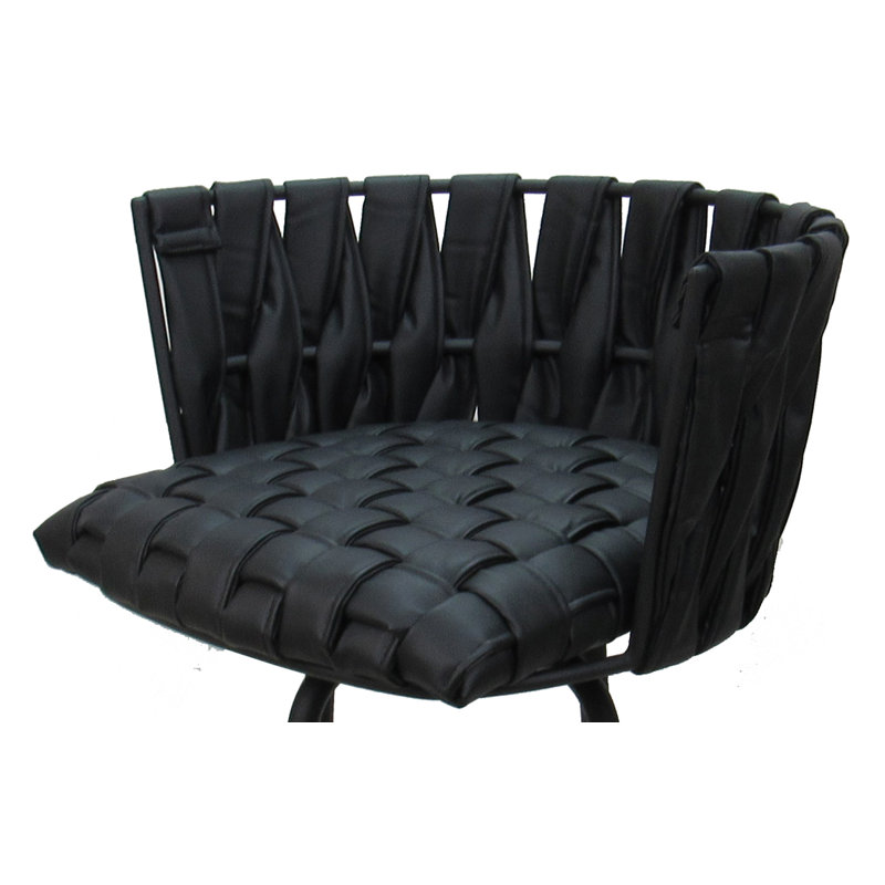 Tabouret de bar Hyypio , Noir, Noir, Tabouret de bar (siège d'une hauteur de 30 po)