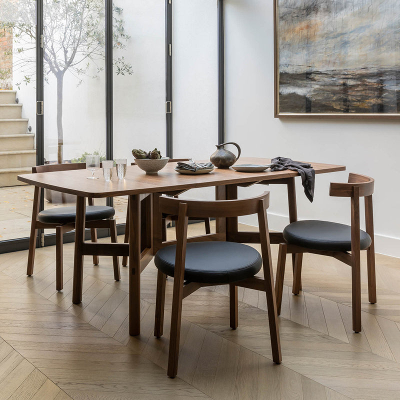 Oki-Nami Chair, Walnut