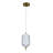 Luminaire suspendu en laiton 1 lumière DEL
