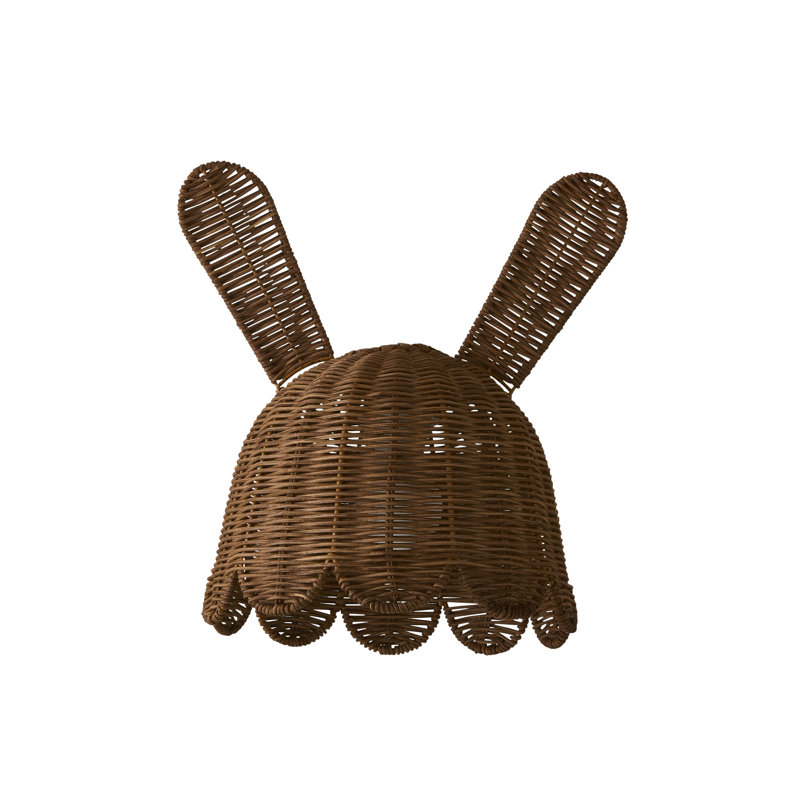 Thura 32cm H Rattan Novelty Pendant Shade ( Slip-On ) in Brown