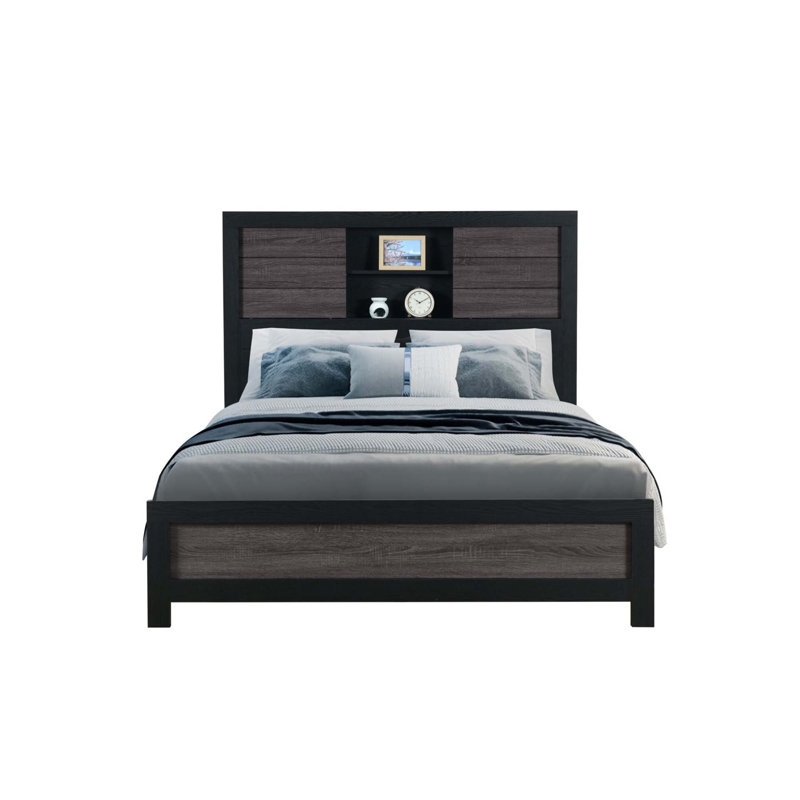 BOOKCASE QUEEN BED, Queen