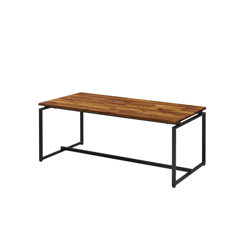 Ensemble de 3 tables basses Aguanga, Chêne, Noir