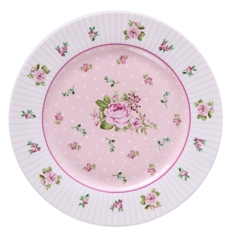 Aldeburgh Bone China Side Plate, Pink