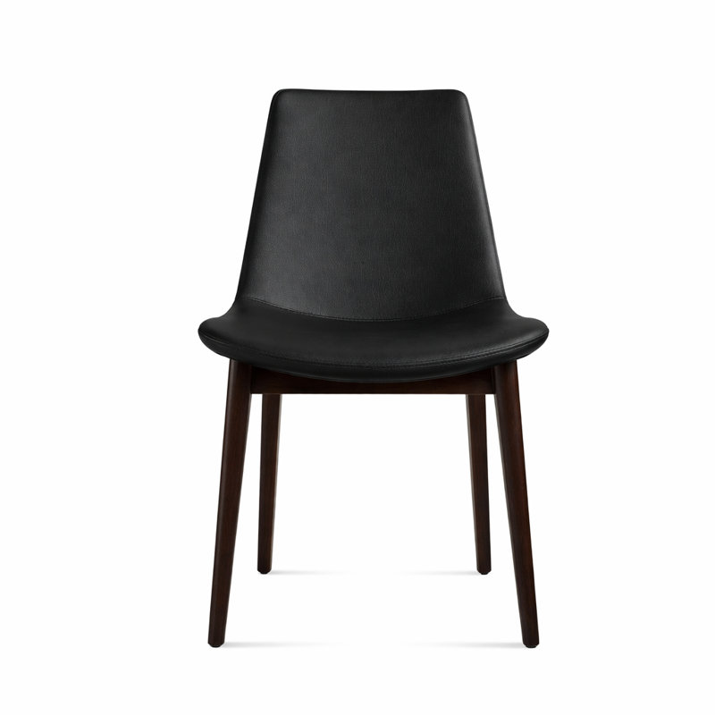 Chaise de salle à manger en bois Eiffel, Wengé, Noir