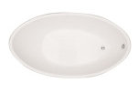 72" x 40" Freestanding Air Acrylic Bathtub with Lighting