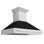 Hotte de cuisine en acier inoxydable ZLINE de 48 po avec poignée en acier inoxydable ZLINE