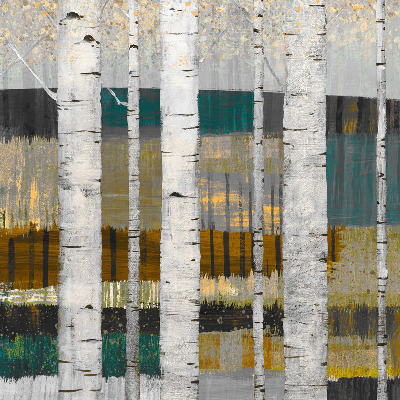 «Shimmering Valley Square V» sur toile par Wild Apple, H 12 po x l 12 po x P 1,25 po
