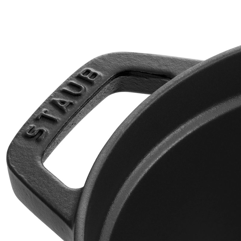 Cocotte ovale en fonte Staub, Noir mat, 7,08 pte
