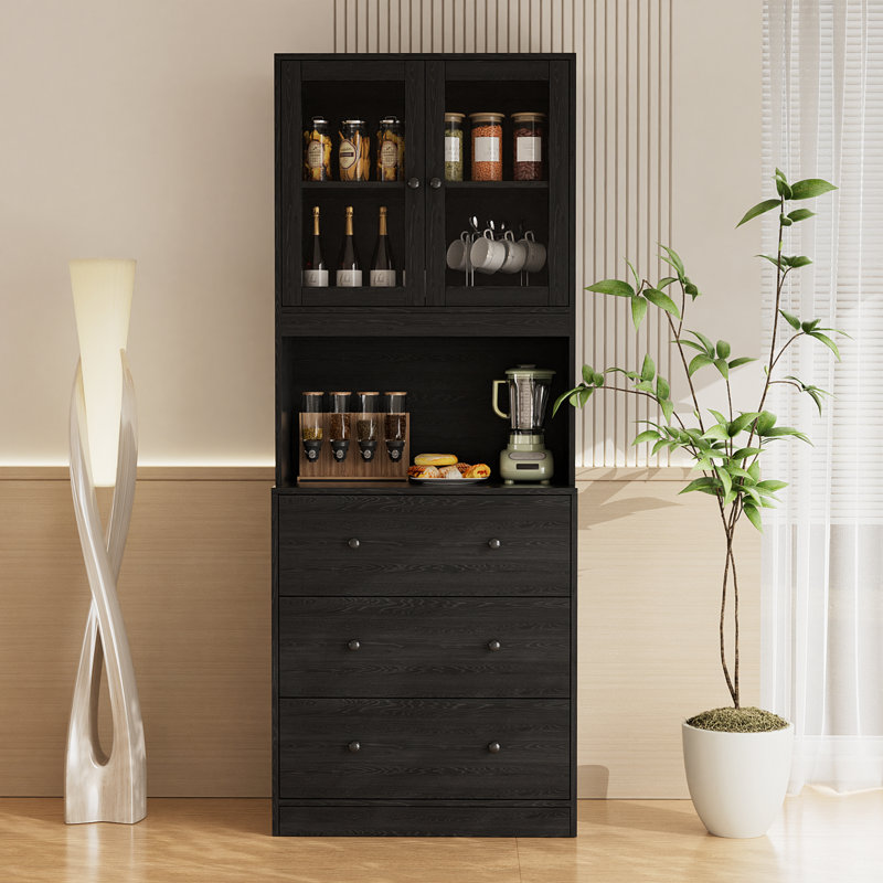 Garde-manger 70,9 po, Noir