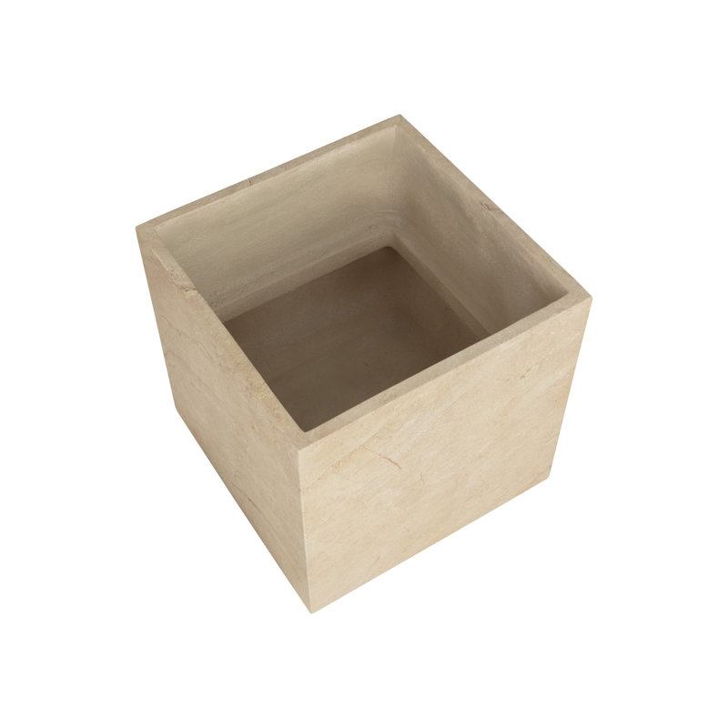 TANSY PLANTER - TRAVERTINE LOOK