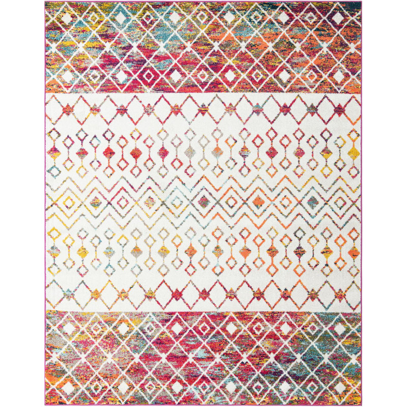 Abstract Indoor Rug, Rectangle 7'10" x 10'