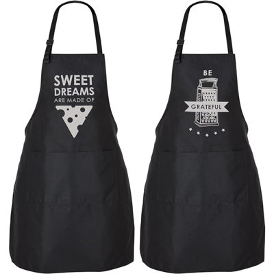Zulay Kitchen 2-pack Funny Aprons