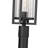 Aura 1 Light Outdoor Post Mounted Fixture in Black