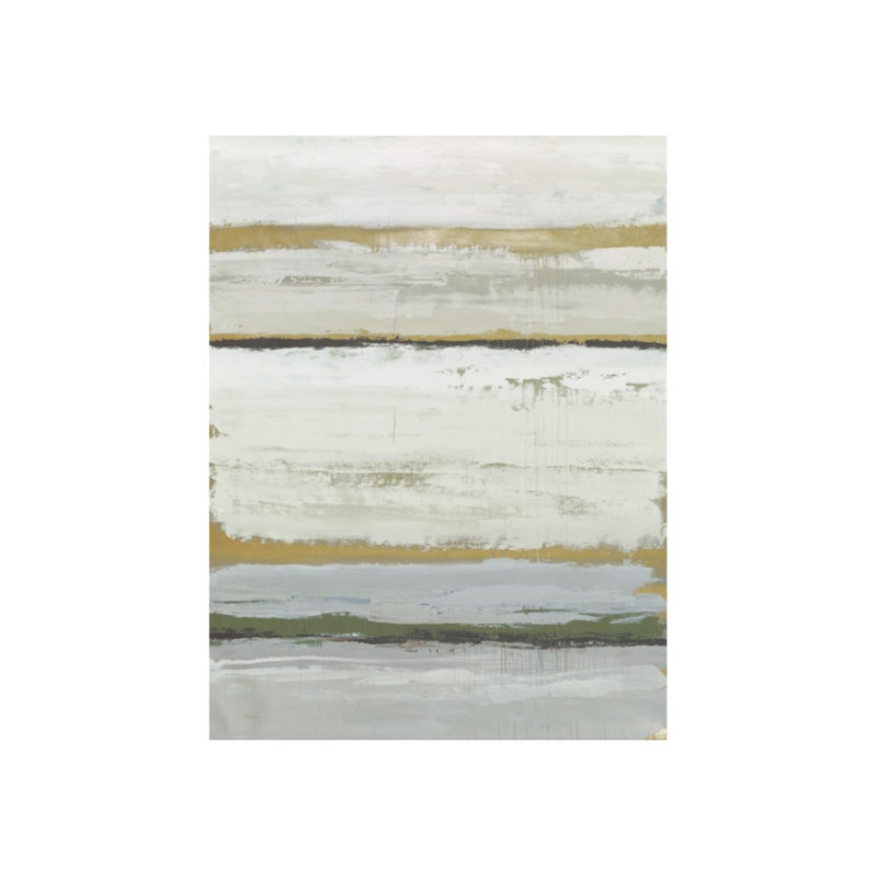 Sable doré I (embellissement à la main) par Samuel Kane - impression d'art graphique, Couche de verre