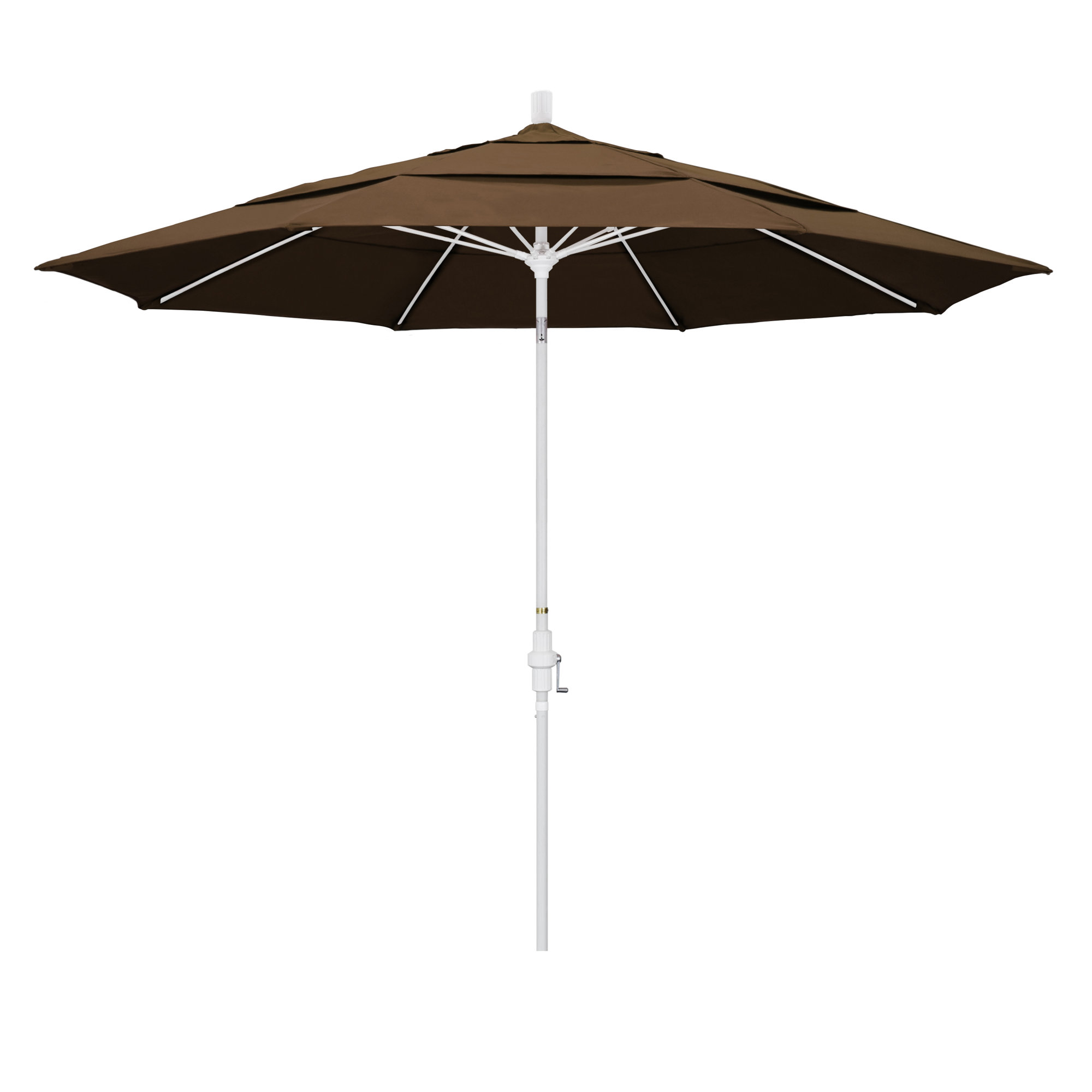 Brent 132'' Sunbrella® Outdoor Umbrella, Cocoa