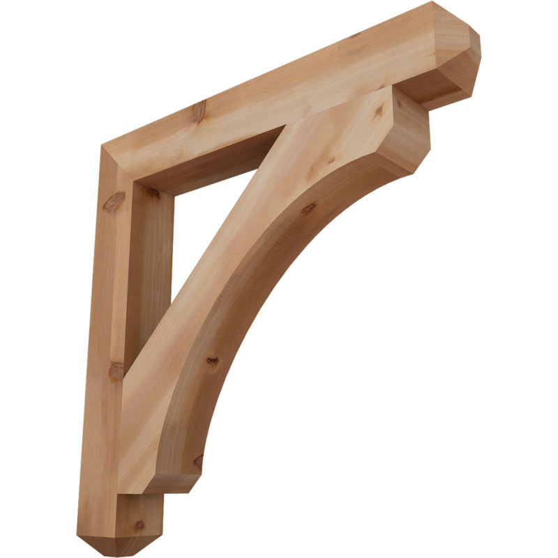 Support lisse Legacy Craftsman, Cèdre rouge, H 44 po x l 5,5 po x P 44 po