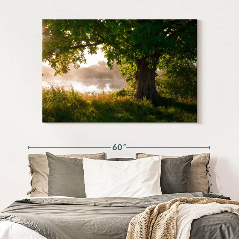Harnek Lakeside Oak Tree, 34" H x 51" W