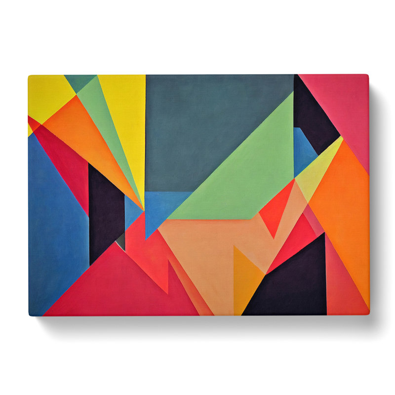Suprematism Art Modern Vol.2 Abstract - Wrapped Canvas, 50cm H x 76cm W x 3cm D
