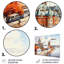 Ensemble de 5 décorations murales en métal
