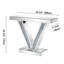 Amla 100cm W Mirrored Console Table With Crystal Accents