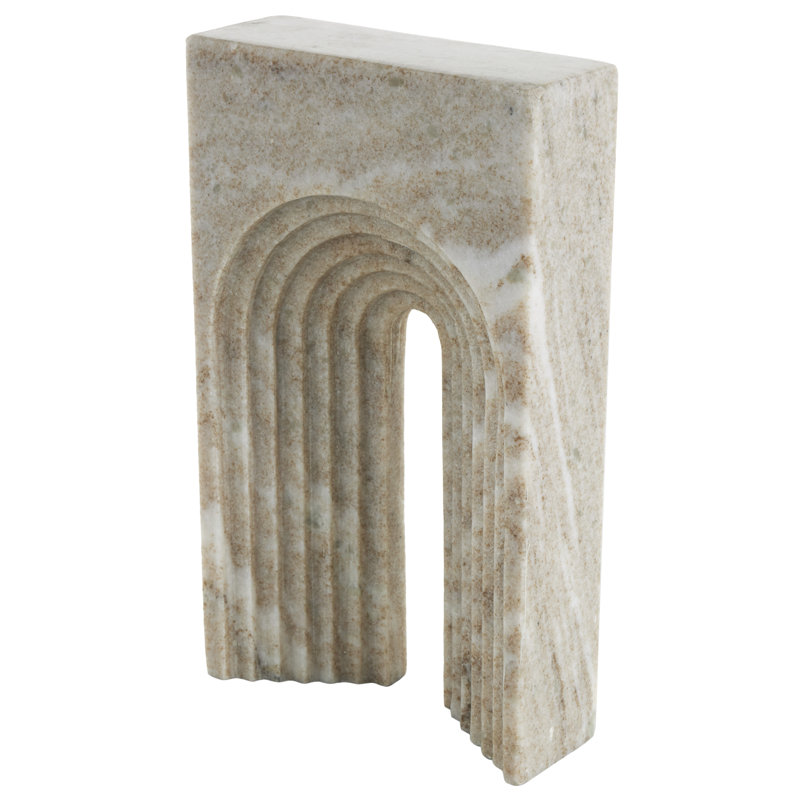 Duwane Abstract Figurines & Sculptures, Beige