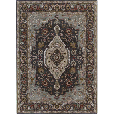 Bajrang Grey Area Rug