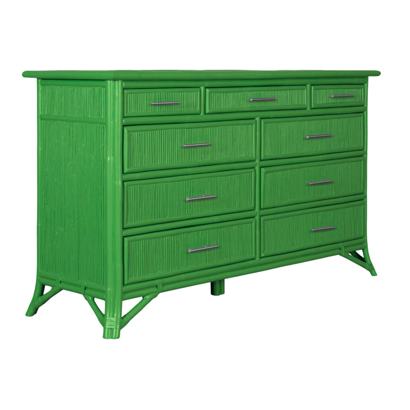 Bermuda 9 - Drawer Dresser, Bright Green