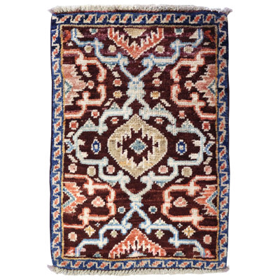 Afghan One-of-a-Kind 1'4" X 2' Area Rug