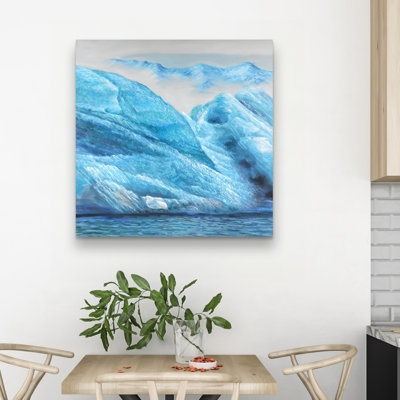 Icebergs - 32"x32" art on canvas