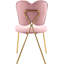 Chaise d'appoint en velours Angel-1136189234